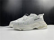 Balenciaga Triple S Allover Logo White Green  - 1