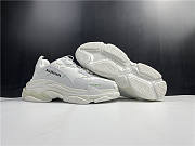 Balenciaga Triple S Allover Logo White Green  - 5