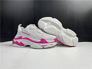 Balenciaga Triple S White Dark Pink  - 4