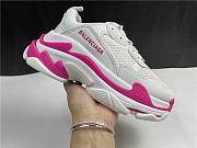 Balenciaga Triple S White Dark Pink  - 5