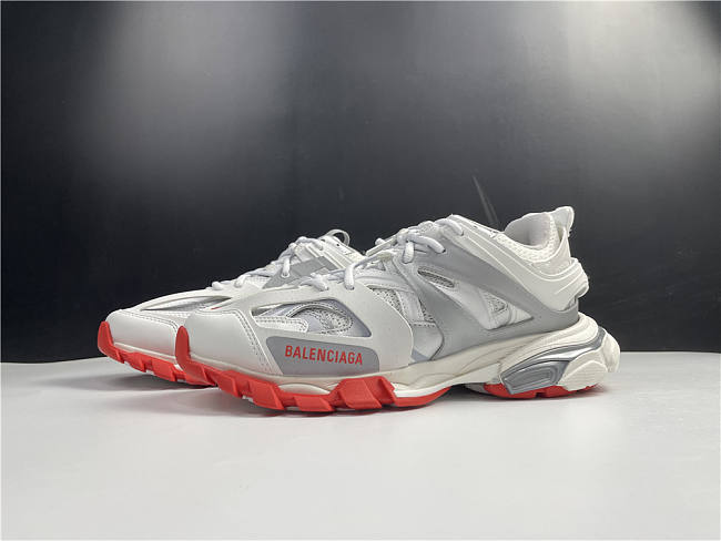 Balenciaga Track Silver Red - 1