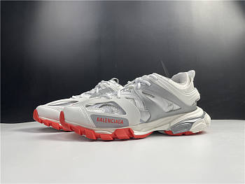 Balenciaga Track Silver Red