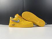 Nike Air Force 1 Low OFF-WHITE University Gold Metallic Silver  - 1