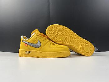 Nike Air Force 1 Low OFF-WHITE University Gold Metallic Silver 