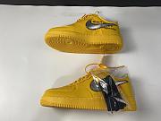 Nike Air Force 1 Low OFF-WHITE University Gold Metallic Silver  - 3