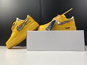 Nike Air Force 1 Low OFF-WHITE University Gold Metallic Silver  - 2