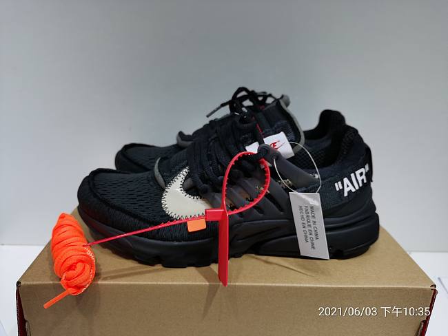 NIKE AIR PRESTO 2.0 x OFF-WHITE  BLACK - 1