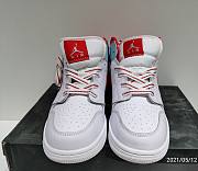 Air Jordan 1 Mid White Topaz Mist 555112-104 - 3