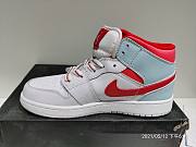 Air Jordan 1 Mid White Topaz Mist 555112-104 - 2