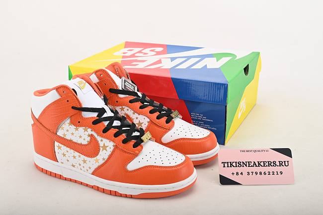 Nike SB Dunk High Supreme Orange  - 1