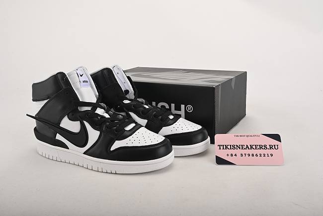 Nike Dunk High Ambush Black White  - 1