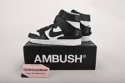 Nike Dunk High Ambush Black White  - 2