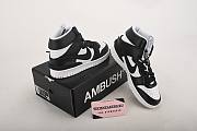 Nike Dunk High Ambush Black White  - 3