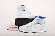 Air Jordan 1 Retro High Zoom White Racer Blue CK6637-104  - 5