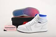 Air Jordan 1 Retro High Zoom White Racer Blue CK6637-104  - 4