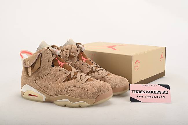 Jordan 6 Retro Travis Scott British Khaki DH0690-200 - 1