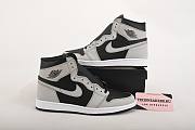 Jordan 1 Retro High Black White Light Smoke Grey  555088-035 - 3