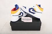 Air Jordan 1 Mid Royal Blue Laser Orange 554724-131 - 3