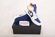 Air Jordan 1 Mid Royal Blue Laser Orange 554724-131 - 4