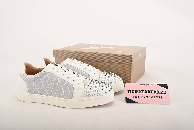 LBT White Louis Junior Spikes Sneakers  - 1