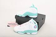 Air Jordan 13 Retro White Soar Green Pink (GS)  - 6