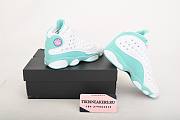 Air Jordan 13 Retro White Soar Green Pink (GS)  - 3