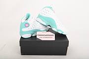 Air Jordan 13 Retro White Soar Green Pink (GS)  - 2