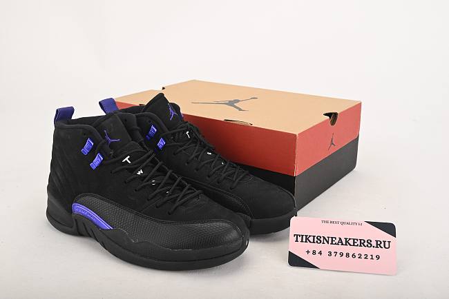 Jordan 12 Retro Black Dark Concord  - 1