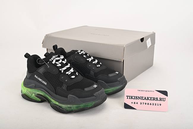 Balenciaga Triple S Black Yellow Fluo - 1