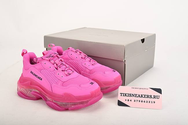 Balenciaga Triple S Clear Sole Pink  - 1