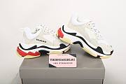 Balenciaga Triple S White Black Red - 5