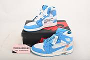 Air Jordan 1 Retro High x Off-White University Blue AQ0818-148 - 4