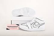 Air Jordan 1 Mid Iridescent Reflective White CK6587-100 - 4