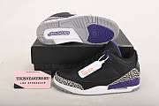 Jordan 3 Retro Black Court Purple  CT8532-050 - 2