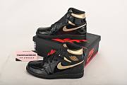 Air Jordan 1 Retro High Black Metallic Gold 555088-032 - 4