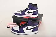 Air Jordan 1 Retro High Court Purple White 555088-500 - 5