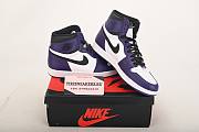 Air Jordan 1 Retro High Court Purple White 555088-500 - 3