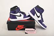 Air Jordan 1 Retro High Court Purple White 555088-500 - 2