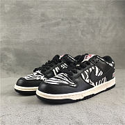 Nike SB Dunk Low Quartersnacks Zebra DM3510-001 - 4