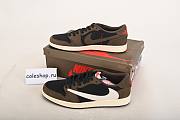 Air Jordan 1 Low OG SP-T x Travis Scott Black Dark Mocha CQ4277-001 - 4