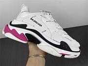 Balenciaga Triple S Allover Logo White Pink 524039W3CN36000  - 3