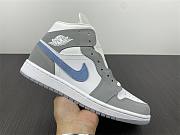 Air Jordan 1 Mid Wolf Grey Aluminum BQ6472-105  - 3