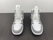 Air Jordan 1 Mid Wolf Grey Aluminum BQ6472-105  - 2