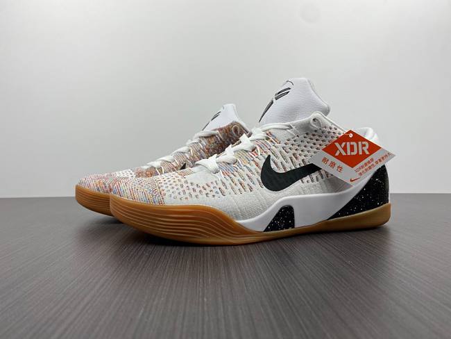 Nike Kobe 9 Elite Premium Low HTM Milan White Multi-Color 698595-109 - 1