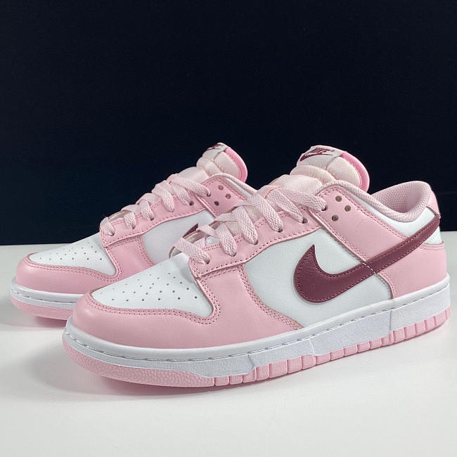 Nike Dunk Low Pink Foam Red White CW1590-601 - 1