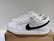 Nike SB Dunk Low Orange Label White Black CD2563-100 - 1