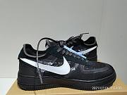 NIKE AIR FORCE 1 x OFF- WHITE BLACK WHITE AO4606-001  - 3