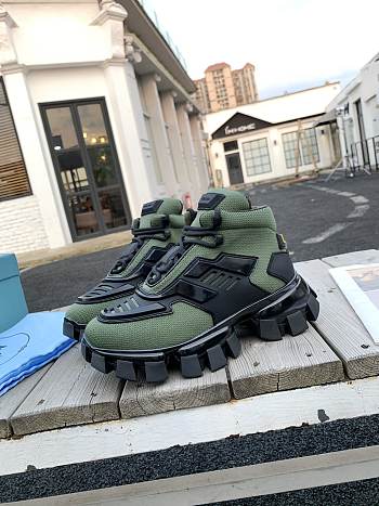 Prada Cloudbust Thunder Luminous Dark Green Sneakers