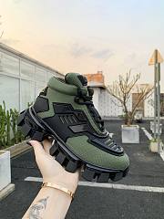 Prada Cloudbust Thunder Luminous Dark Green Sneakers - 5