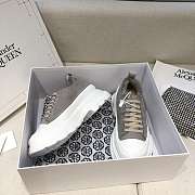 Alexander McQueen Tread Slick Lace Up Grey - 5